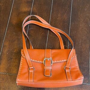 Liz Claiborne Vibrant Orange Shoulder Bag